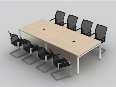 会议桌 椅组合简约现代条形桌洽谈桌