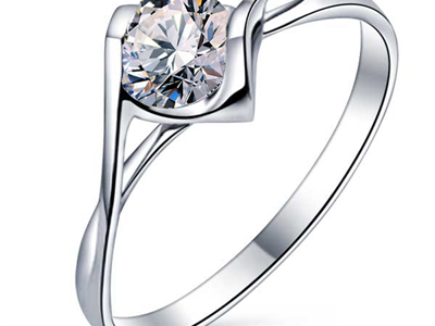 地球城钻石铂金Pt950钻石戒指婚戒女戒天使之吻经典款